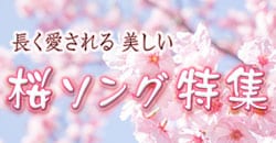 長く愛される美しい　桜ソング特集