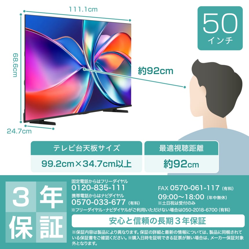 3年保証