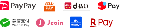 画像：PayPay,auPAY,d払い,メルペイ,WeChat Pay,J-Coin Pay,Alipay＋,楽天ペイ