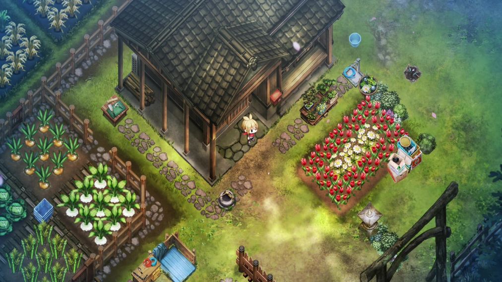 ほの暮しの庭 ゲーム画面1